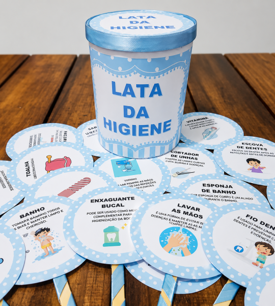 Lata da Higiene - Recurso Lúdico para Hábitos Saudáveis