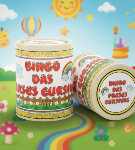 Bingo de Frases Cursivas