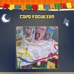 Copo Fogueira – Lembrancinha e Decoração Junina para Imprimir