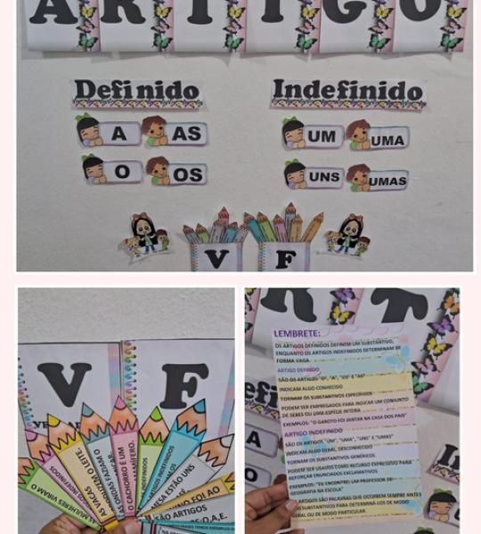 Artigo Definido e Indefinido - Recurso Educativo para Fixação de Artigos
