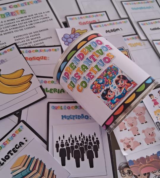 Substantivos Coletivos - Recurso Educativo para Aprender Coletivos e seus Significados