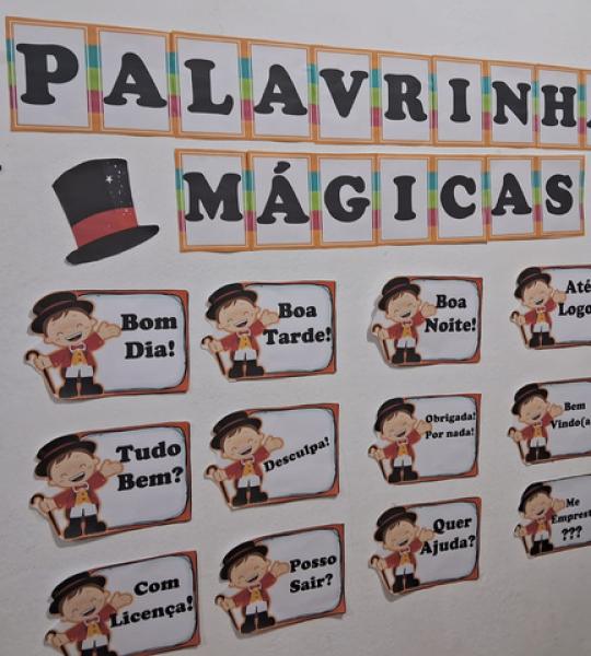 Palavrinhas Mágicas - Decoração Encantada para Sala de Aula