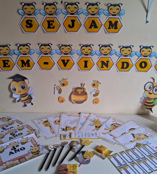 Kit Boas-Vindas - Decoração Alegre para Receber as Crianças