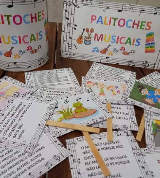 Palitoches Musicais - Cantigas e Imagens para Aula Interativa