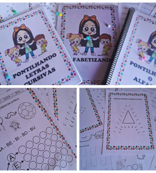 Kit Apostilas - Recurso Educativo para Alfabetização e Caligrafia