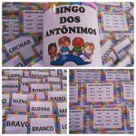 Bingo dos Antônimos - Recurso Educativo para Aprender Palavras Opostas