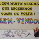Painel Bem-Vindos - Decoração Divertida para Receber Seus Alunos