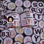 Lata do Alfabeto e Lata dos Números - Recurso Educativo para Alfabetização