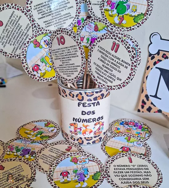Festa dos Números – Recurso lúdico para ensinar números de 1 a 20 com diversão!