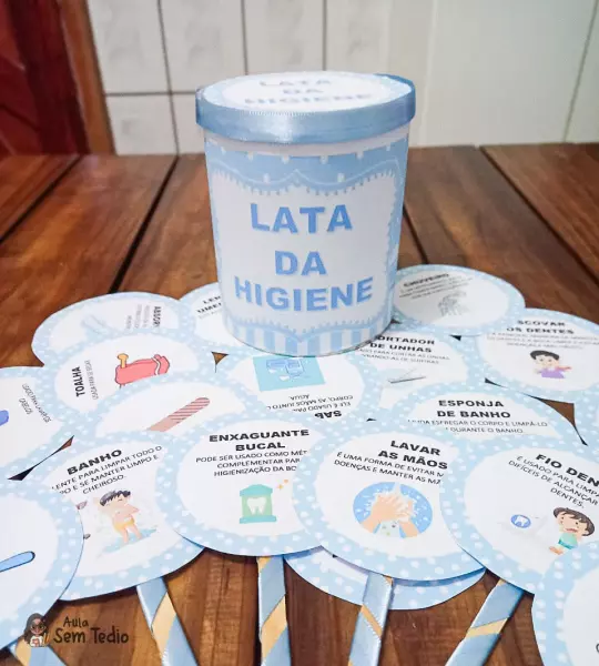 Lata da Higiene - Recurso Lúdico para Hábitos Saudáveis