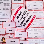 Bingo das Classes Gramaticais – Versão Avançada 3