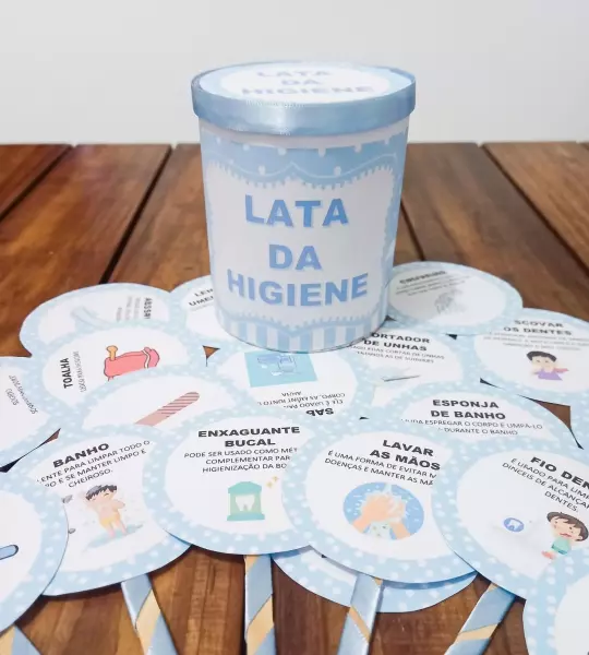 Lata da Higiene - Recurso Lúdico para Hábitos Saudáveis