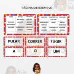 Bingo das Classes Gramaticais 5